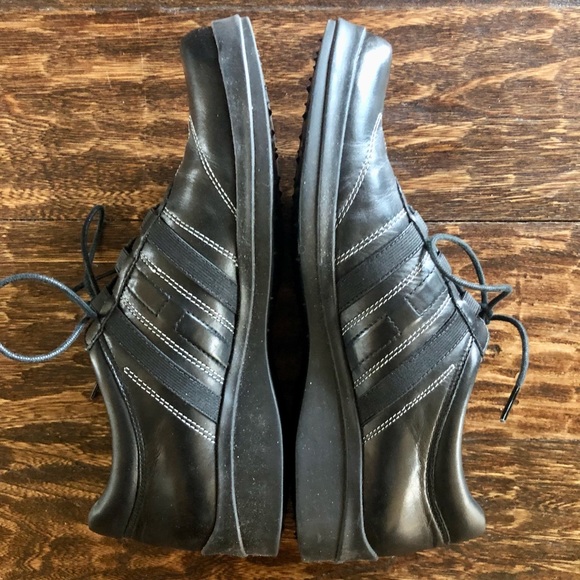 Nine West Cloud 9 Omarr Black Leather Lace Up Shoes - Size 8M (NWT) - Picture 6 of 12